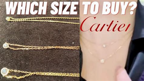 cartier diamants legers necklace size comparison|Question about Cartier Diamants Légers necklace .